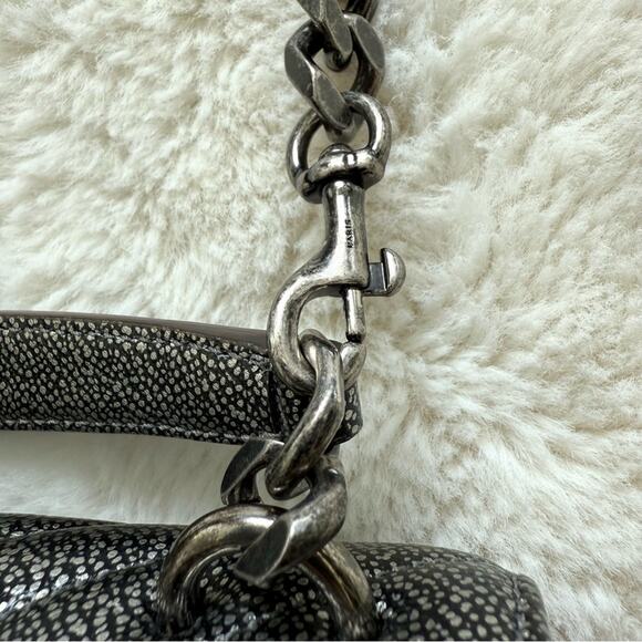 Saint Laurent Classic College Bag Matelasse Chevron Leather Medium Authentic - Picture 7 of 16